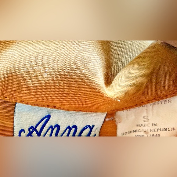 VTG Mustard ANNA Blouse - Picture 6 of 7